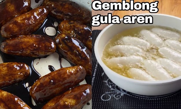Resep Gemblong Gula Aren Takaran Gelas Untuk Pemula